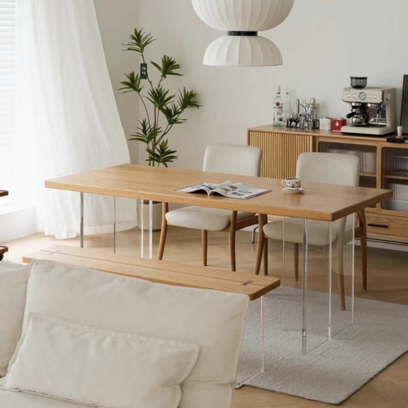 โต๊ะลอยอะคริลิคไม้เนื้อแข็งสไต - Tables บทวิจารณ์และราคา