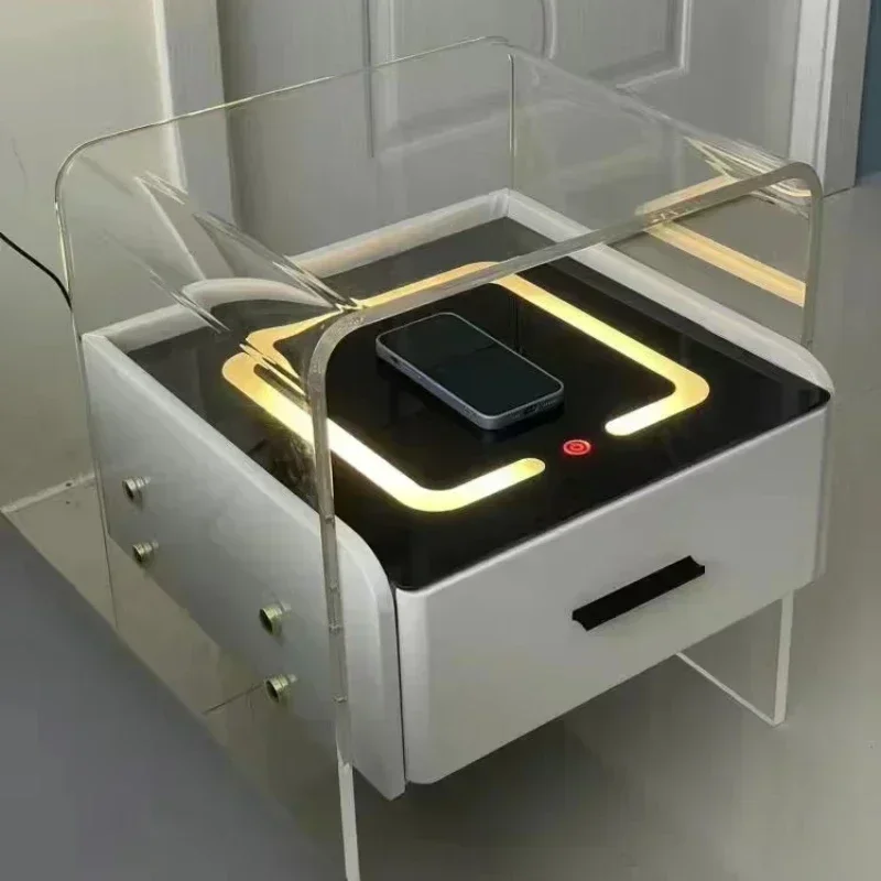 #   โต๊ะข้างเตียงอะคริลิก โต๊ะ - Floating Nightstand With Led Light บทวิจารณ์และราคา