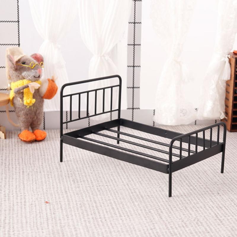 เตียงตุ๊กตาเหล็กขนาด 1:12 สำหร - Bedroom Furniture บทวิจารณ์และราคา