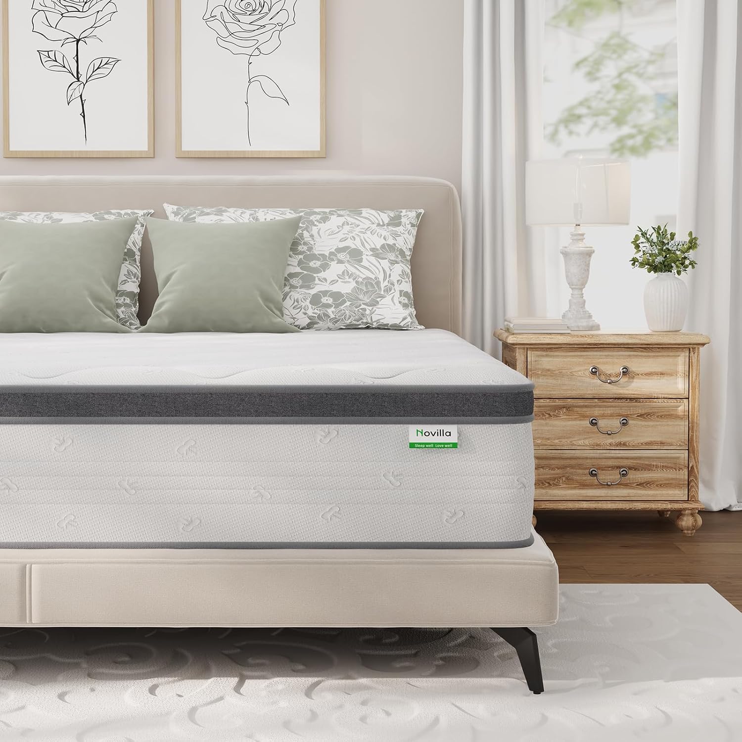 ที่นอนควีนไซส์ หนา 14 นิ้ว ที่ - Memory Foam Mattress In A Box Queen บทวิจารณ์และราคา