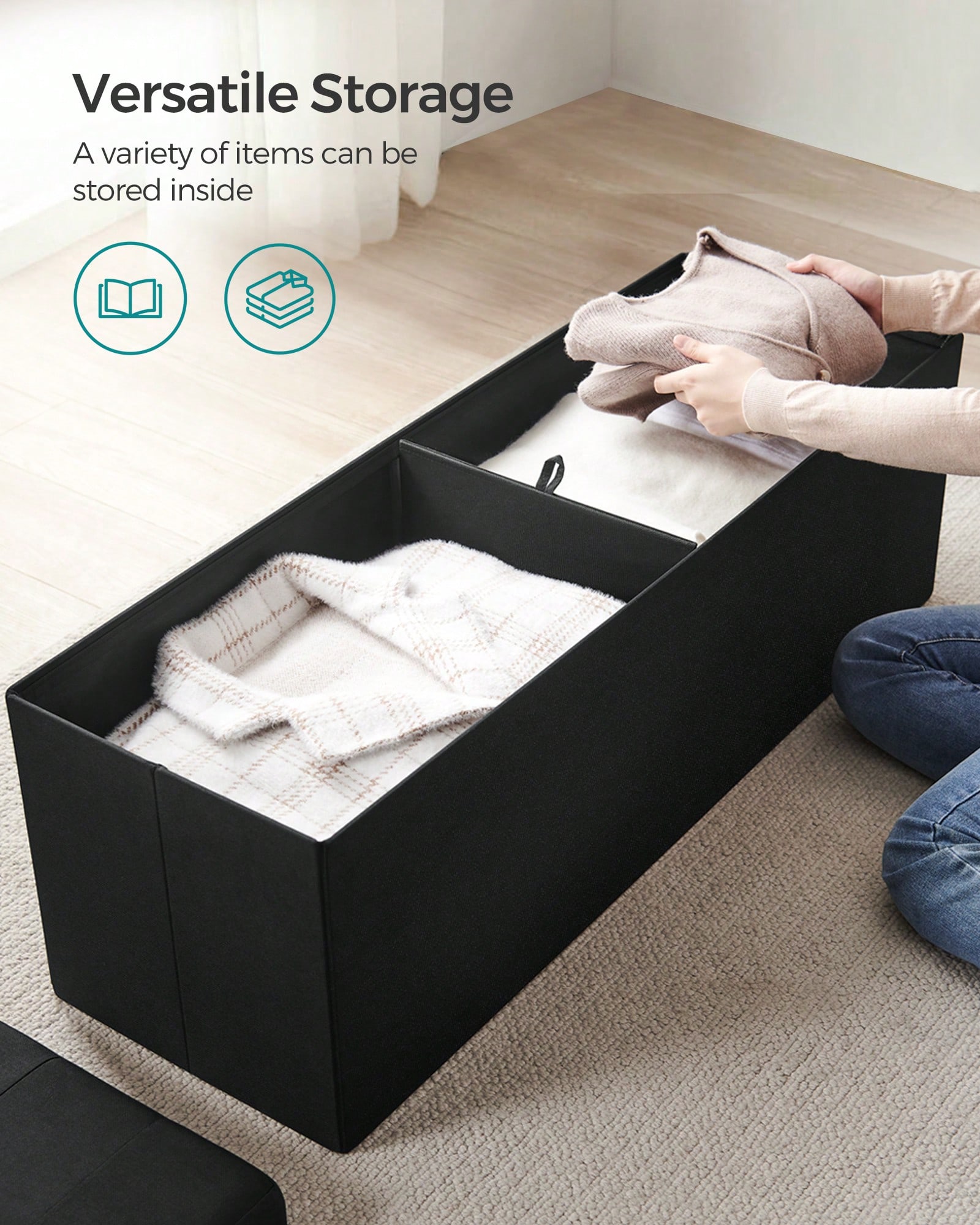 ม้านั่งออตโตมันแบบพับได้ ขนาด  - Bedroom Furniture บทวิจารณ์และราคา